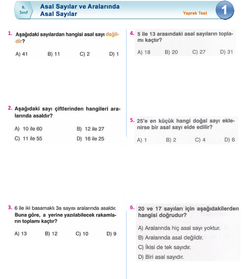 asal sayı test