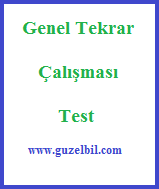 4. Sınıf Matematik Genel Tekrar Testi Sene Başı