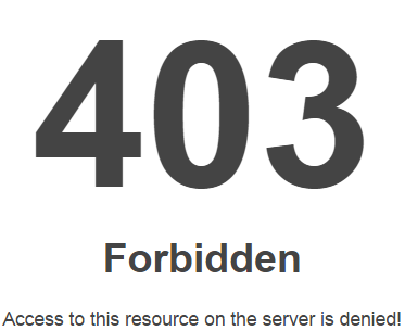 403 Forbidden Hatası Nedir,403 Forbidden Hatası Nasıl çözülür ?