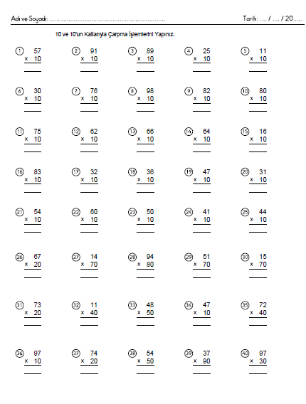 2.sınıf matematik