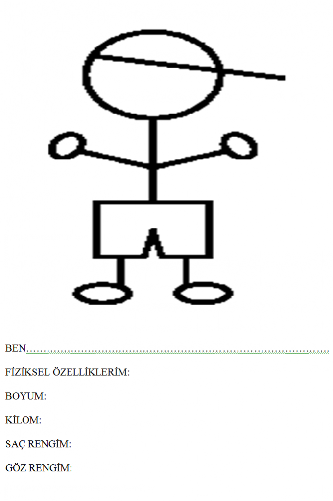 Hayat Bilgisi 2.Sınıf Kendimi Tanıtıyorum Fiziksel Özelliklerim Etkinliği Güncel