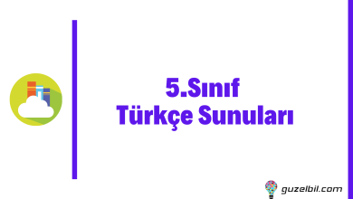5.Sınıf Türkçe Sunuları