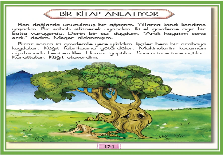 1.Sınıf Türkçe Bir Kitap Anlatıyor Metni İşleniş Sunusu