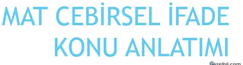 7.Sınıf Matematik Cebir Öğrenci Sunusu Güzel