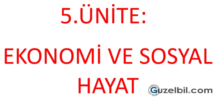 7.Sınıf Sosyal Bilgiler Ekonomi Ve Sosyal Hayat Sunumu