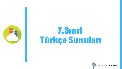 7.Sınıf Türkçe Sunuları